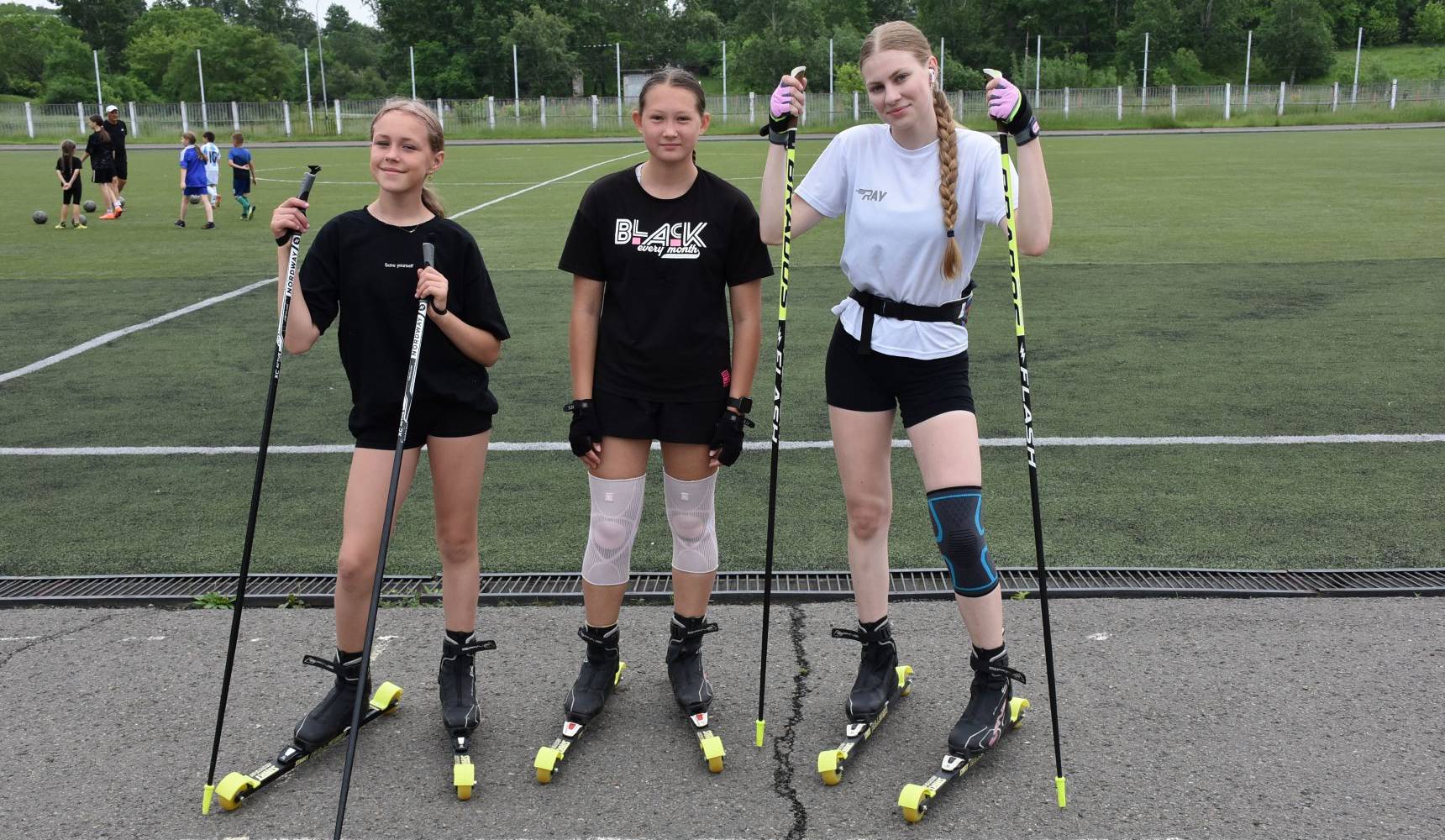 К новым победам - на лыжероллерах