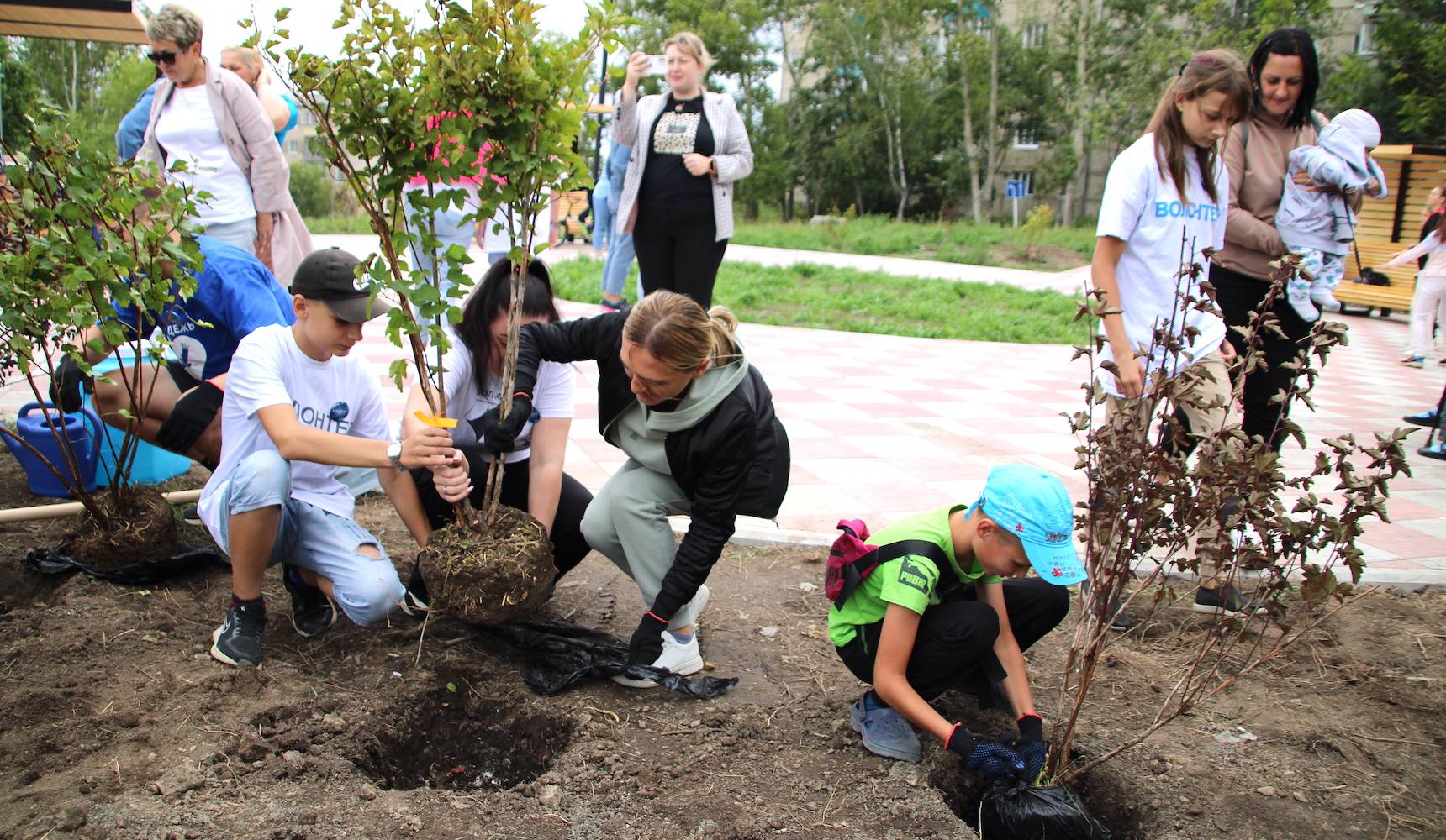 А у нас новый сквер!