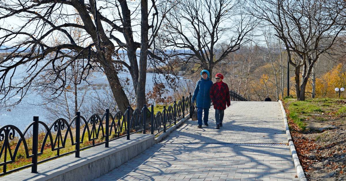 Город амурск набережная