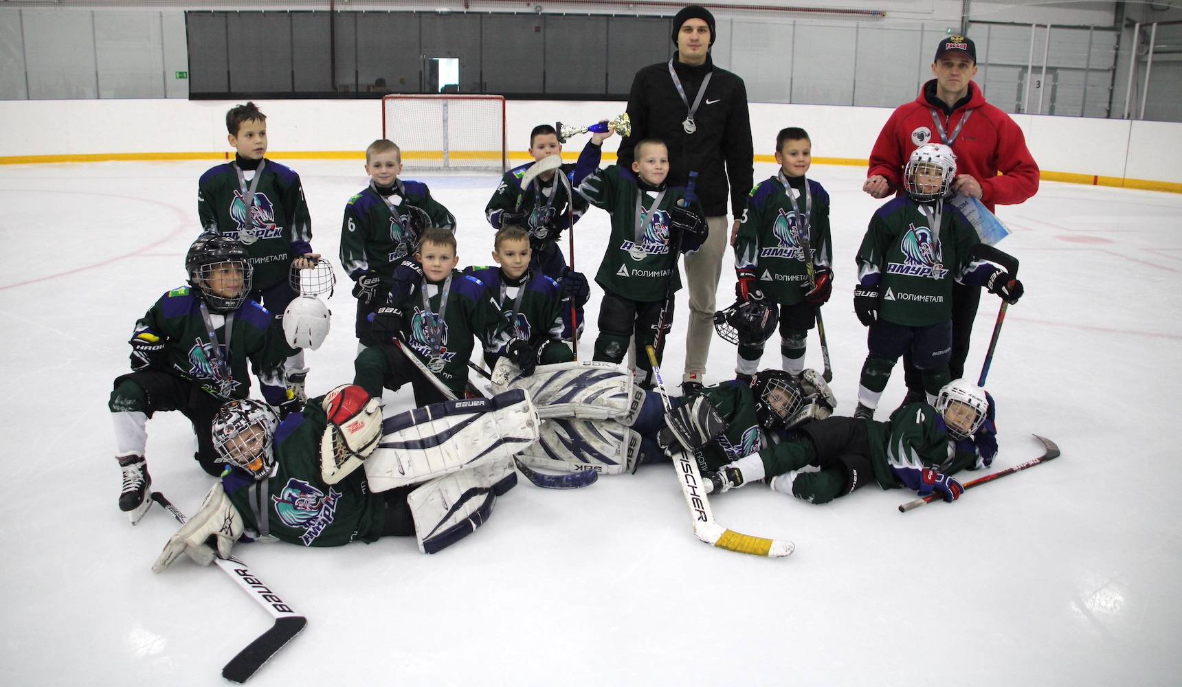 Первые шайбы детского кубка